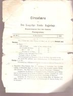 1885,nr 030, Cirkulære fra Den Kongelige Norske Regjerings Marine- og Post- Departement.