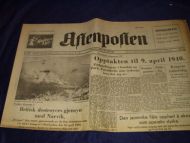 1945,nr 334, aftennummer, Aftenposten