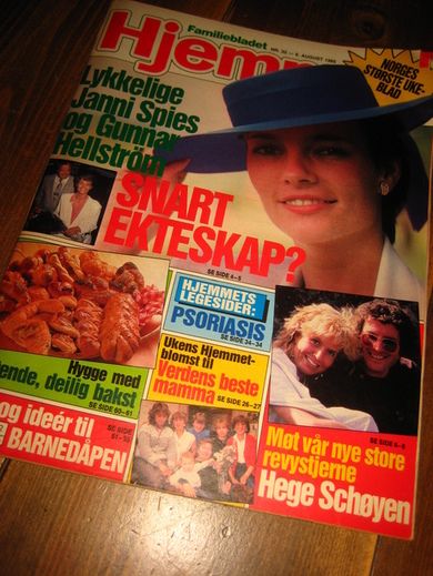 1985,nr 032, HJEMMET. JANNI SPIES. 