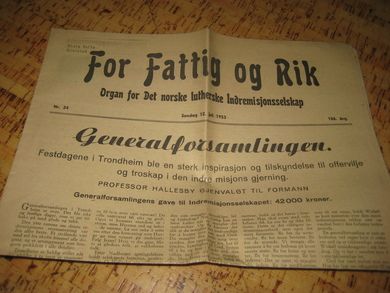 1953,nr 024, For Fattig og Rik.