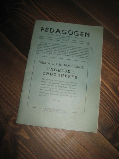 1951,nr 005, PEDAGOGEN