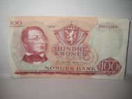 1972, 100 KRONER, nr S9015789.