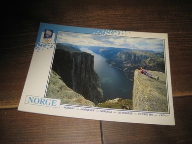 031, LOOC 1991,   Kjerragen i Lysefjorden.