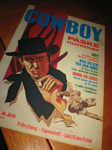 1973,nr 008, PÅSKENUMMER, COWBOY.