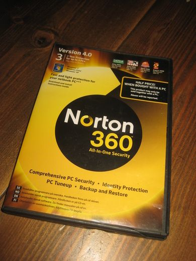 NORTON 360, VERSION 4.0 2009. 