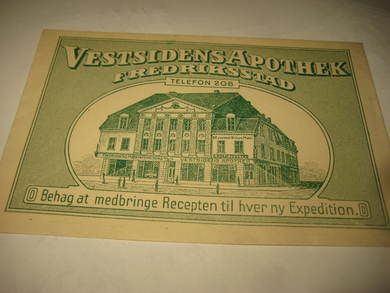 VESTSIDENS APOTHEK, FREDIKSTAD