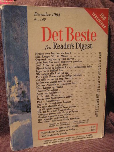 1964,nr 012, Det Beste fra Reader's Digest.