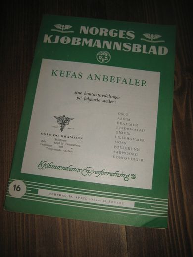 1956,nr 016, NORGES KJØPMANNSBLAD.