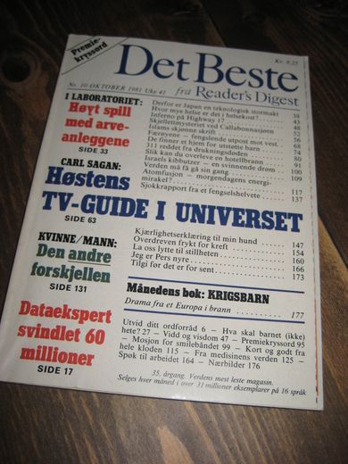 1981,nr 010, Det Beste fra Readers Digest.