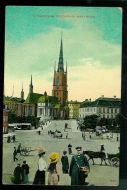 STOCKHOLM, RIDDARHOLMSKYRKJAN. Tidleg 1900.