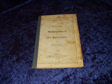 Nogle ord om Radikalismen og vor Folkeskole  1884