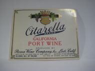 Citarella CALIFORNIA PORT WINE. 1935.