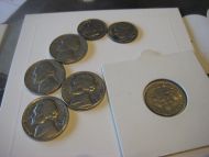 LOT, FIVE CENT, ONE DIME, 50-60 TALLET.