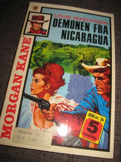 DEMONEN FRA NICARAGUA. Bok nr 34, 5. opplag, 