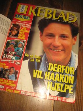 1991,nr 042, NORSK UKEBLAD. HAAKON - MARI MAURSTAD. Med spesialblad: KVINNESYKDOMMER.