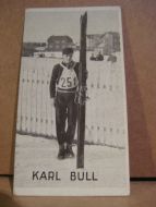 Karl Bull, Lyn, samlebilde fra 20-30 tallet, låg i tobakseskene på den tid.