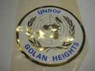 UNDOF GOLAN HEIGHTS, stort, ca 8 cm i diameter.