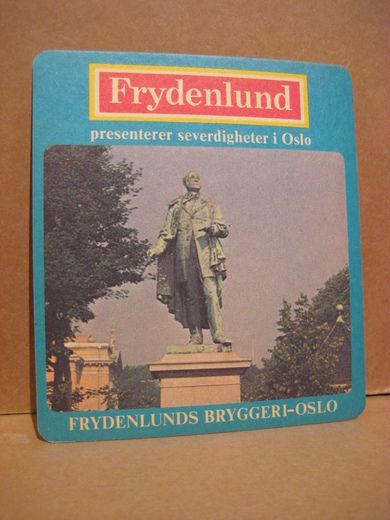 HENRIK WERGELAND, ølbrikke fra Frydenlund Bryggeri, 50-60 tallet.