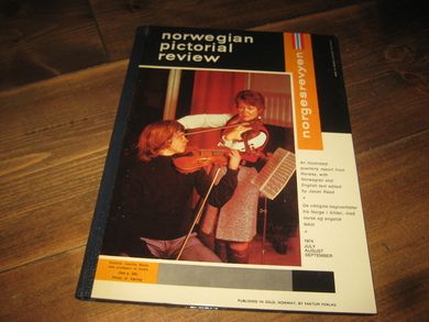 1974,  JULY, AUGUST SEPTEMBER, norwegian pictoral review. NB !! Både engelsk og norsk tekst !!!