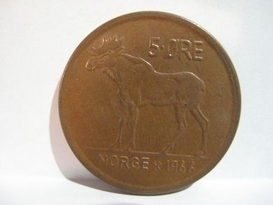 1966, 5 øre