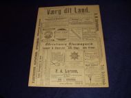 1899,nr 001, Værg dit Land