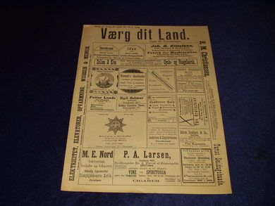 1898,nr 015, Værg dit Land