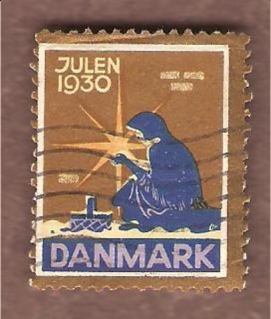 1930, julemerke fra Danmark, stempla