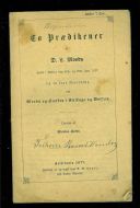 To Prædikener af Woody. 1877