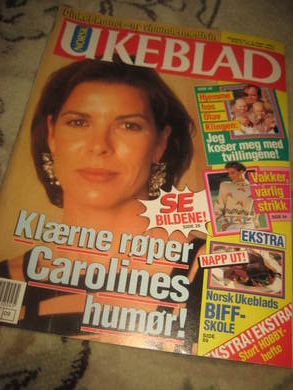 1994,nr 009, NORSK UKEBLAD. CAROLINE