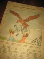 JULENS farveleggingsoppgave for barn. Fra Illustrert Familieblad, 1920. Dette er ark nr 3