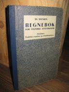 SVENSEN: REGNEBOK FOR TEKNISKE AFTENSKOLER. 1944.