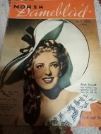 1948,nr 001, NORSK Dameblad. LINDA DARNELL