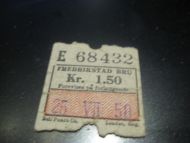 FREDRIKSTAD BRU, C 68432, KR 1.50. 1950.