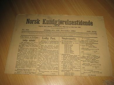 1904,nr 341, Norsk Kundgjørelestidende.