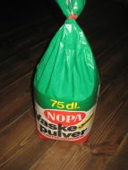 Uåpna pakke med innhold, NOPA Vaske pulver. 75 dl.