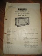 Phillips service dokumentasjon for 391B.