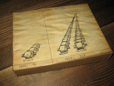 Trykkeriplate fra 20-30 tallet, MOTORERNES ANTAL. 1900=4 STK, 1924= 200 STK.