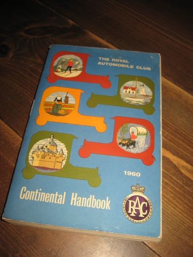 THE ROYAL AUTOMOBILE CLUB. Continental Handbook. 1960.