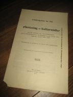 Erindringsliste for 1914 over planteslag og kulturmidler. 1914. 