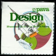 Pakke sevietter, Design,  fra pava.