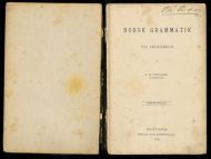 1885, Norsk GRAMMATIK til skolebrug af S.W.Hofgaard, femte oplag