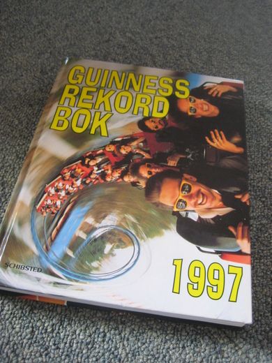 1997, GUINNES REKORD BOK. 