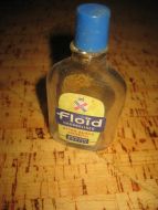 Flaske uten innhold,  floid, AFTER SHAVE, 50 tallet.