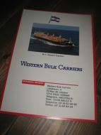 Presentasjonsbrosjyre fra WESTERN BULK CARRIERS,  M/V \