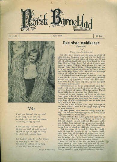 1953,nr 013, Norsk Barneblad