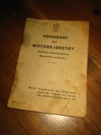 Eldre vognkort for motorkjæretøy. 60 tallet.