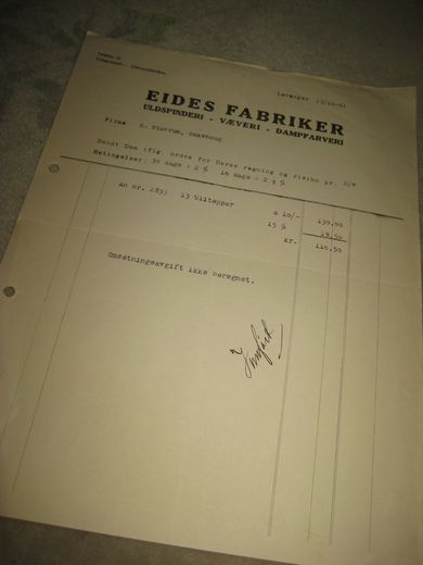 EIDES FABRIKKER, LEVANGER.  17. oktober, 1941.