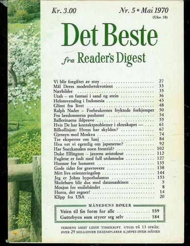 1970,nr 005, Det Beste fra Reader's Digest.