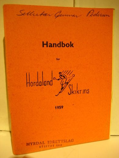 Håndbok for HORDALAND SKIKRINS. 1959.