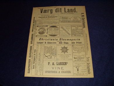 1899,nr 002, Værg dit Land